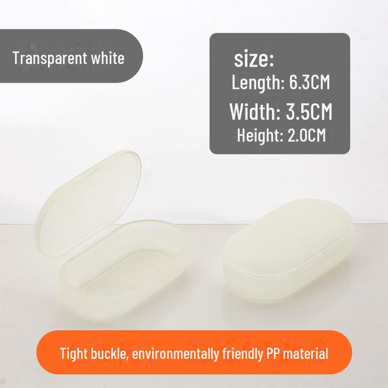 Прозрачный пластиковый футляр для хранения берушей и ювелирных изделий