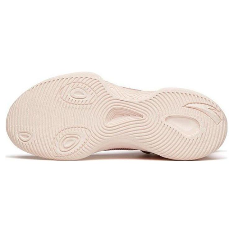 Anta Jianshan 1 Mesh Shock Absorbing Non-Slip Wear-Resistant Mid-Top Basketball Shoes Men Sneaker Pink 112141609-6