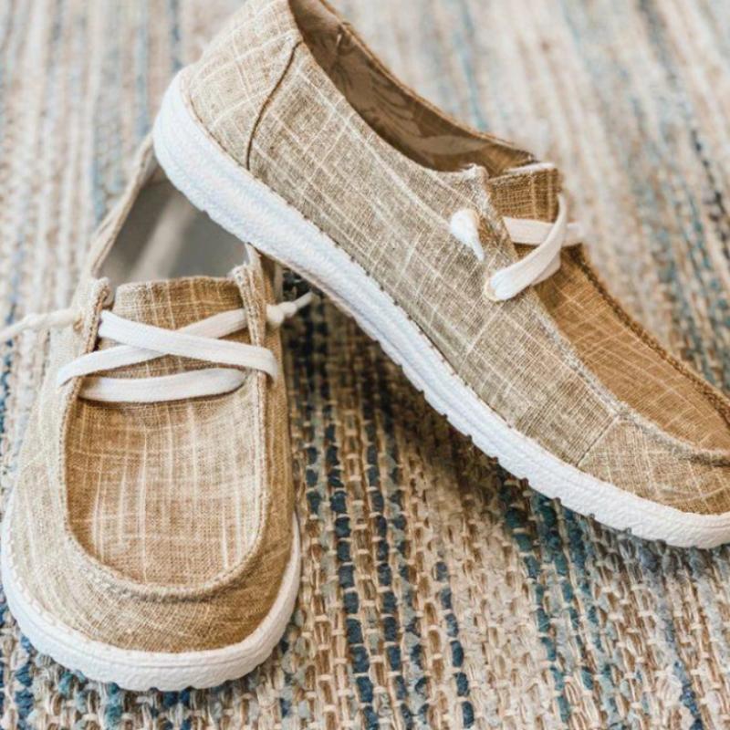 Лето Осень Новый Стиль Модная Ткань Женские Тонкие Туфли Дышащие Удобные Холщовые Повседневные и Легкие Женские Туфли