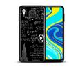 Чехол для телефона Xiaomi Redmi Note 11 9 10 Pro Max 5G 8T 9T 9s 7 9C 7a 9A 8 8A с физикой, наукой, математикой, формулой, ТПУ, черный чехол