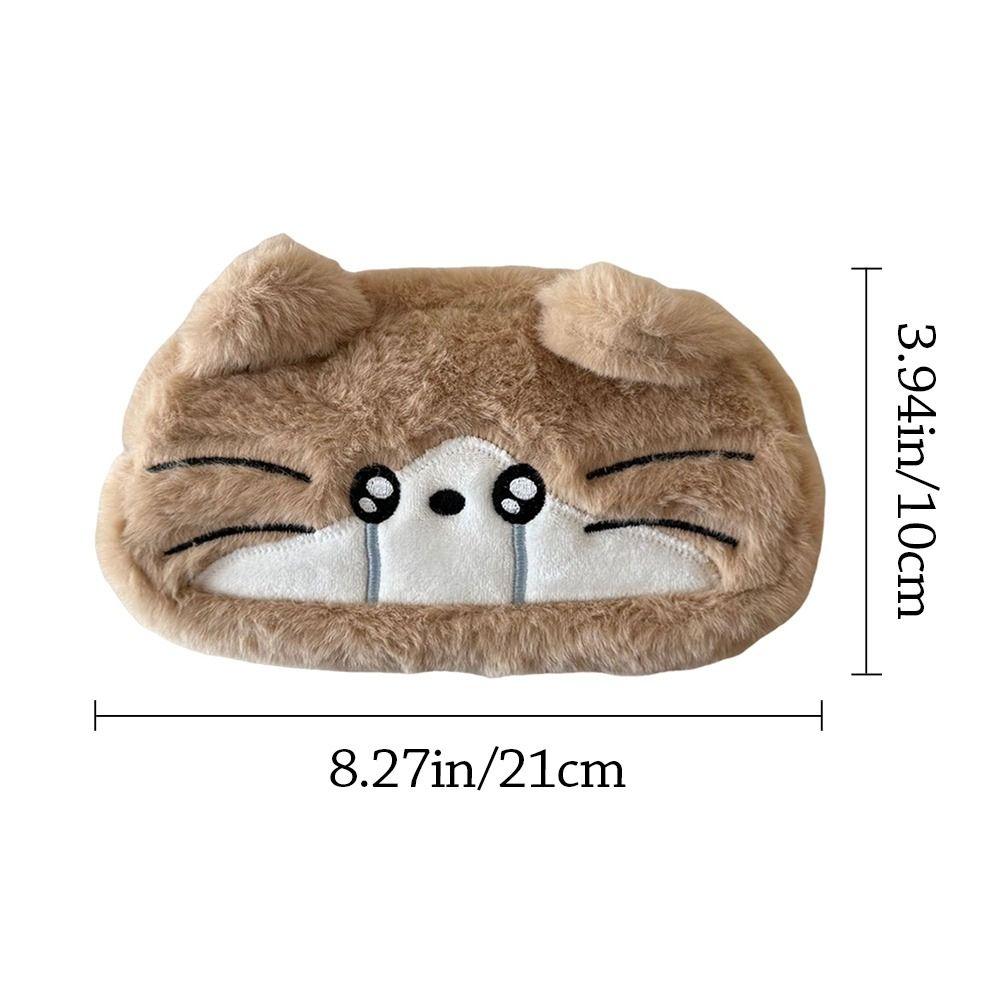 Cat Pen Bag Large Capacity Stationery Bag Funny Pen Pouch for Students