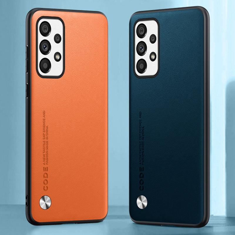 Роскошный чехол из искусственной кожи для Samsung Galaxy A13 4G A23 A33 A53 A73 5G A03 A03S задняя крышка силиконовый защитный чехол для телефона Coque