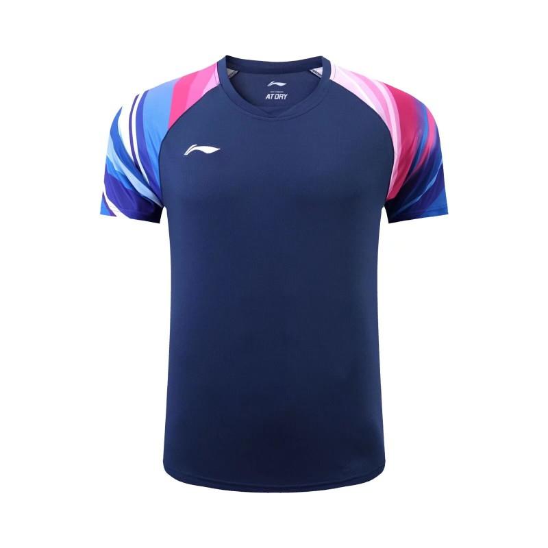 Quick-Dry Badminton Shirt Men Women Unisex Sport Training Top Breathable Athletic Tee
