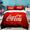 3 шт. Постельное белье Coca с абстрактным рисунком, Идеально для 1 пододеяльника и 2 наволочек, Идеально для Рождественского подарка, Идеально для спальни, Общежития