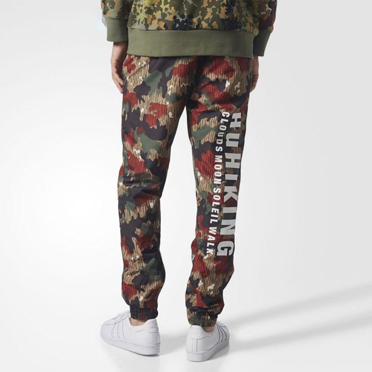 adidas Мужские джоггеры с рисунком Trifoil X Pharrell Williams Hu, разноцветные CY7870