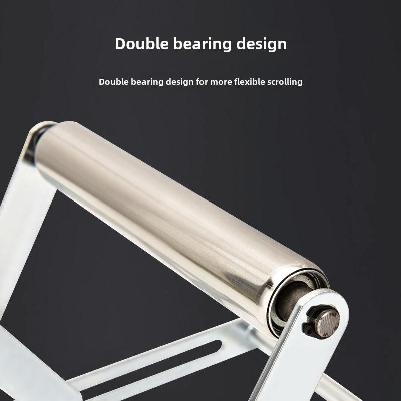 Thickened Cutting Machine Bracket Long Material Auxiliary Support Bracket Balance Bracket Adjustable Adjustable Roller Bracket Foldableable Roller su