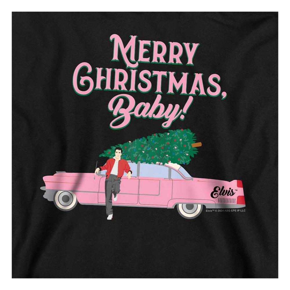 Elvis Presley Unisex Adult Merry Christmas Baby Sweatshirt