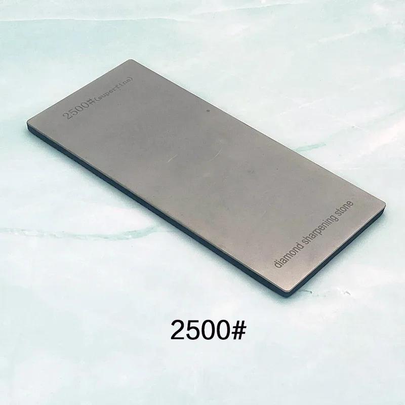 Алмазные точильные камни 120/600/1500/3000 грит Точилка для ножей Нескользящая основа Набор инструментов для заточки кухонных ножей Пластина-хлопья