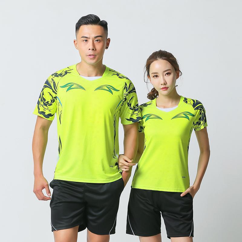 Quick-Dry Badminton Set Men Women Kids Sportswear Tennis Volleyball Training Competition Uniform