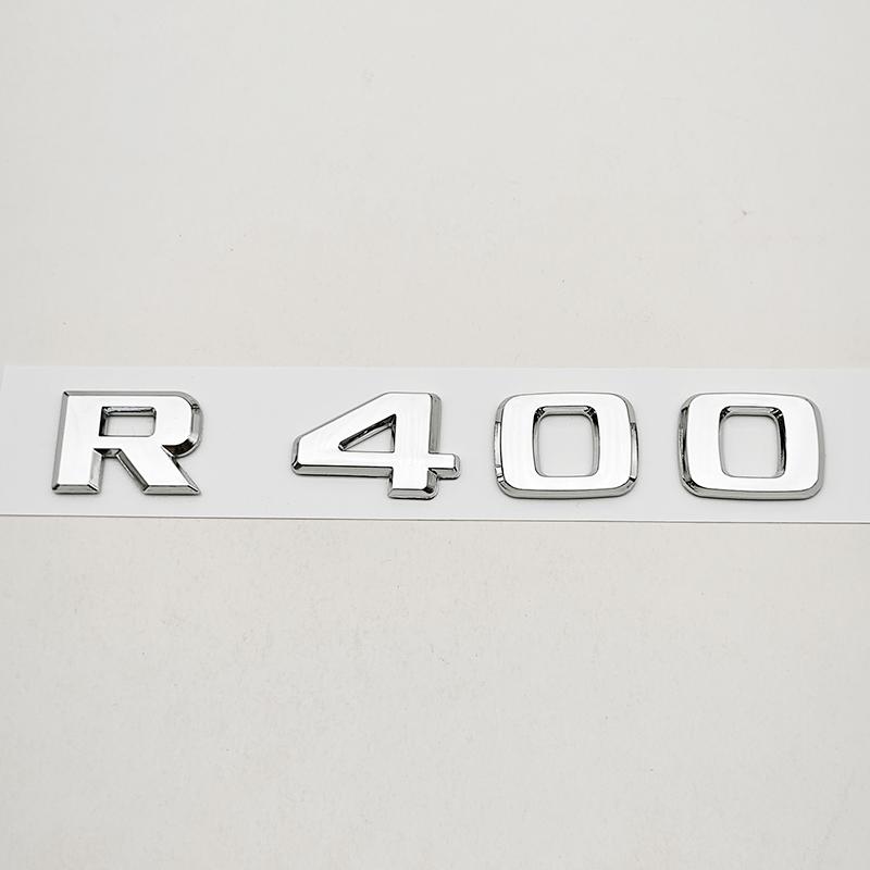 NEW 3D ABS Car Letters Logo R320 R300L Badge Rear Trunk Emblem Decal For Mercedes Benz R Series W251 R320 R300 R350L Accessories AO1