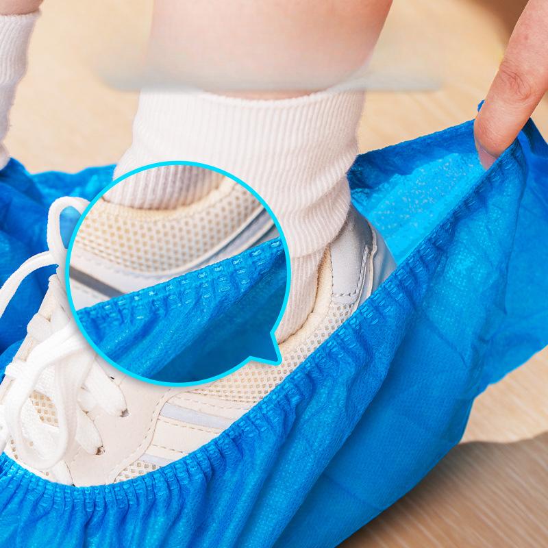 100 шт. одноразовых бахил для проектов по ремонту сохранят чистоту на рабочих местах и домах