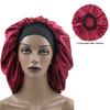 Women High Elastic Nightcap Satin Bonnet Night Sleep Cap Sleeping Head Cover