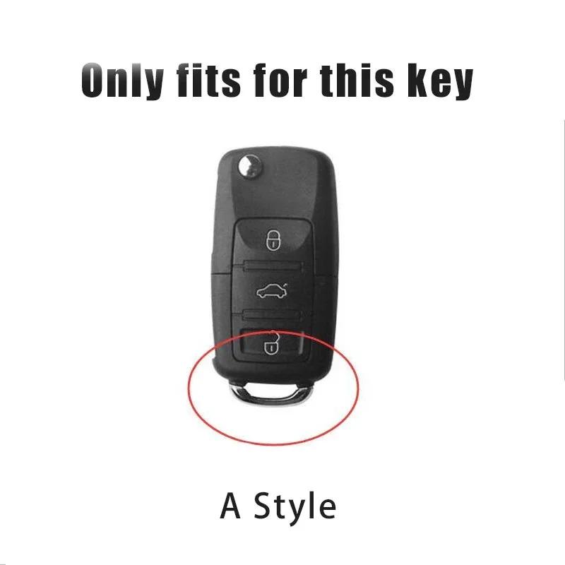 T23-·Smart Car Key Cover Case For VW Volkswagen Polo Tiguan Passat B5 B6 B7 Golf 4 5 6 MK6 Jetta Lavida For Skoda Octavia Accessorie