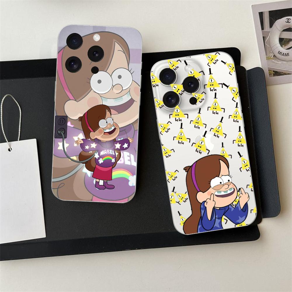 Чехол для телефона Gravity Falls Комикс Аниме Для iPhone 16 15 11 13 14 Pro Max 7 8 Plus X Xr Xs Max Se2020 12mini Прозрачная крышка