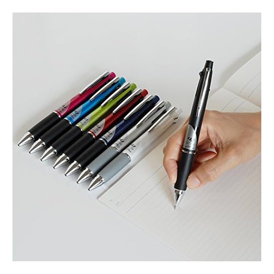 Многофункциональная ручка Mitsubishi Pencil JETSTREAM 4&1 0.7 Серебристая Легко пишет MSXE510007.26