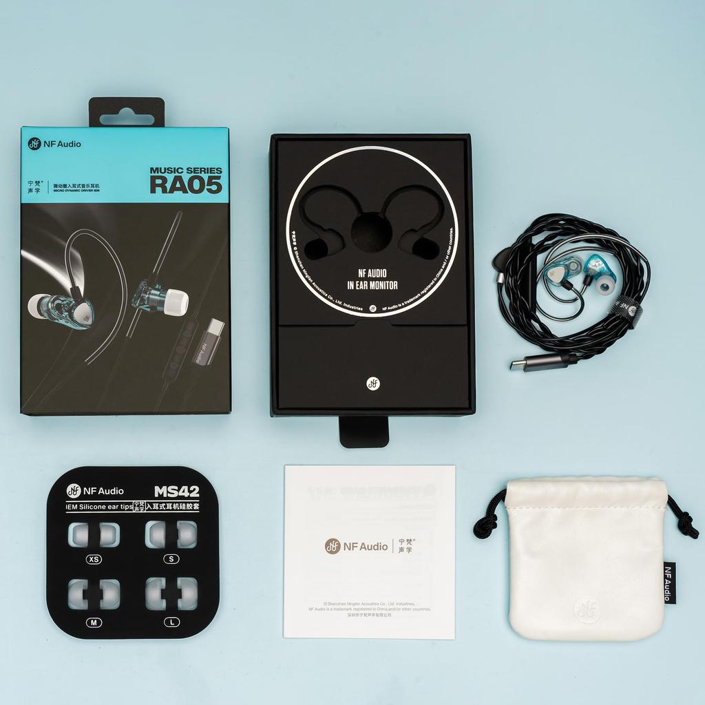 NF AUDIO RA05 Частотная характеристика Собственный Микродинамический Медный 5N Стерео Мини-разъем Стерео Внутриканальные Наушники 15 Гц ~ 30 000 Гц, Излучатель,
