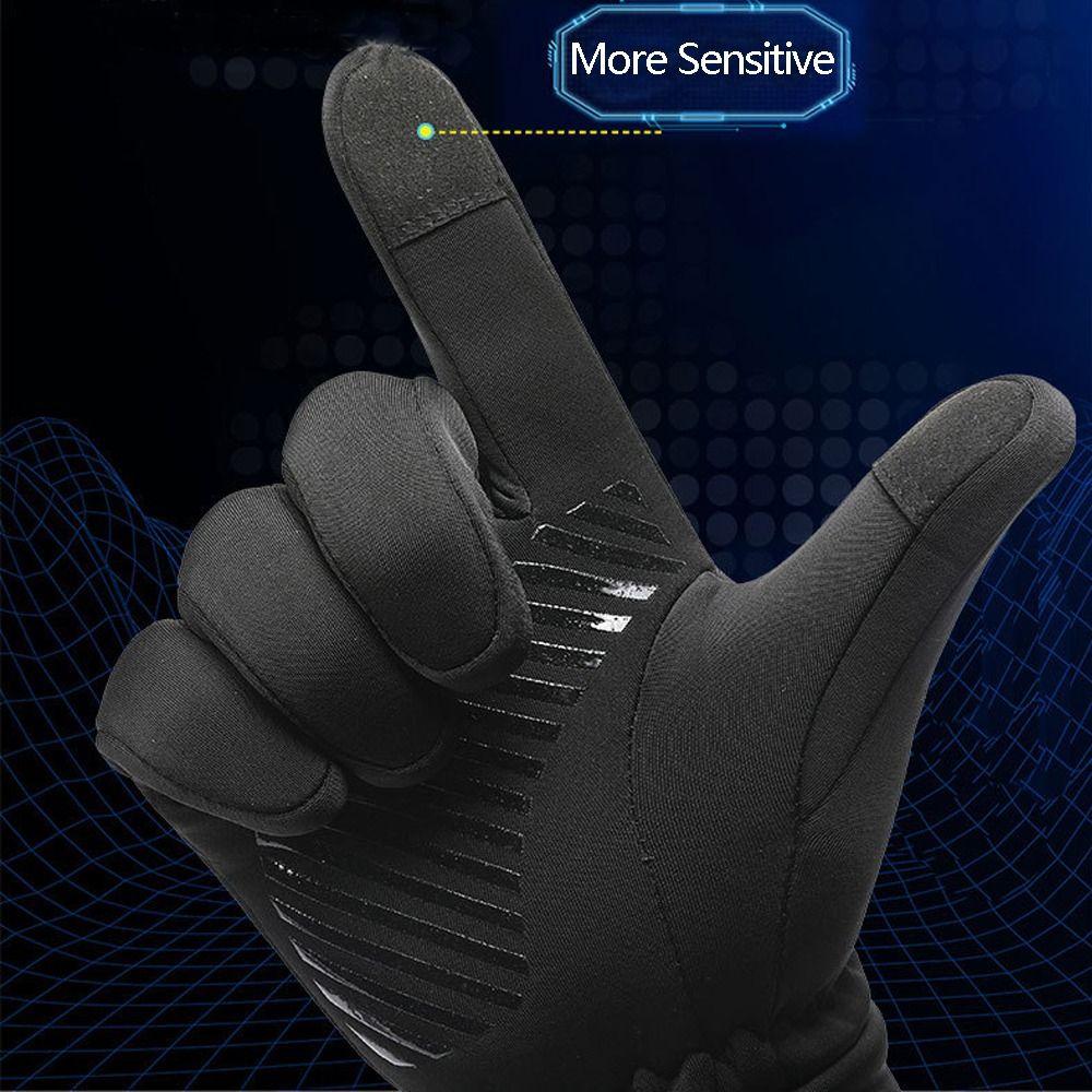 Теплые термоперчатки с сенсорным экраном, ветрозащитные, морозостойкие варежки, новые перчатки с полным пальцем, для занятий спортом на открытом воздухе