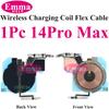 EmmaHelp 1 шт. Для iPhone 13 Pro Max 16 14 15 8 Plus XR Беспроводная зарядная катушка С гибким шлейфом громкости Панель вспышки Наклейка