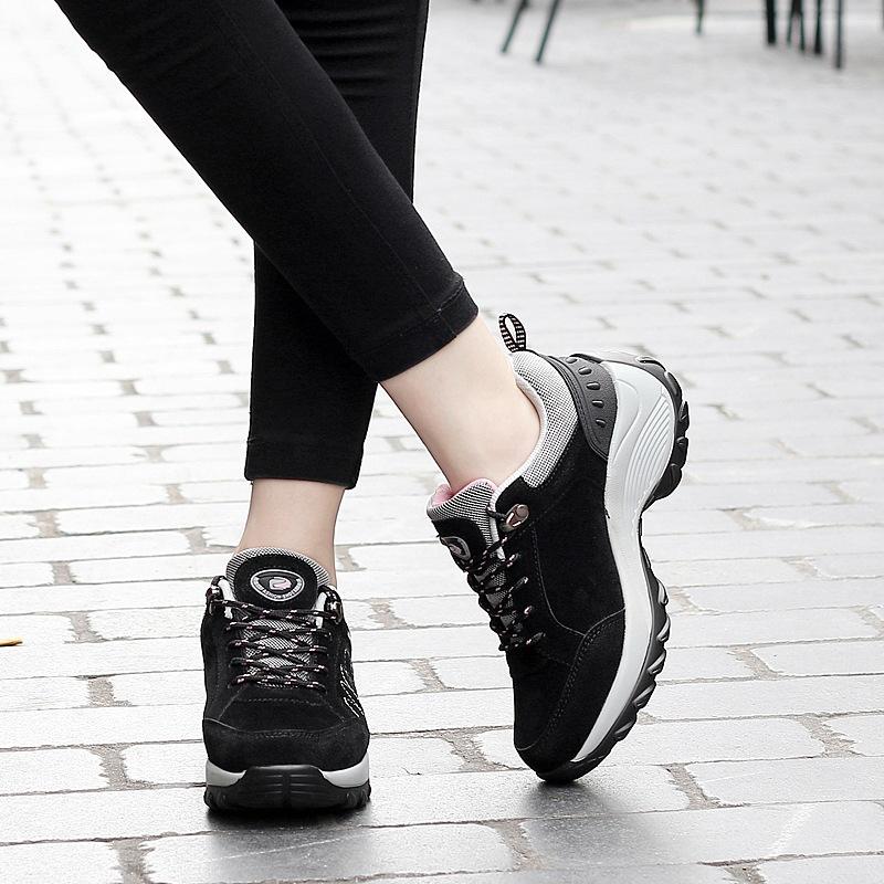 Повседневные нескользящие износостойкие дышащие женские спортивные туфли для пеших прогулок на открытом воздухе