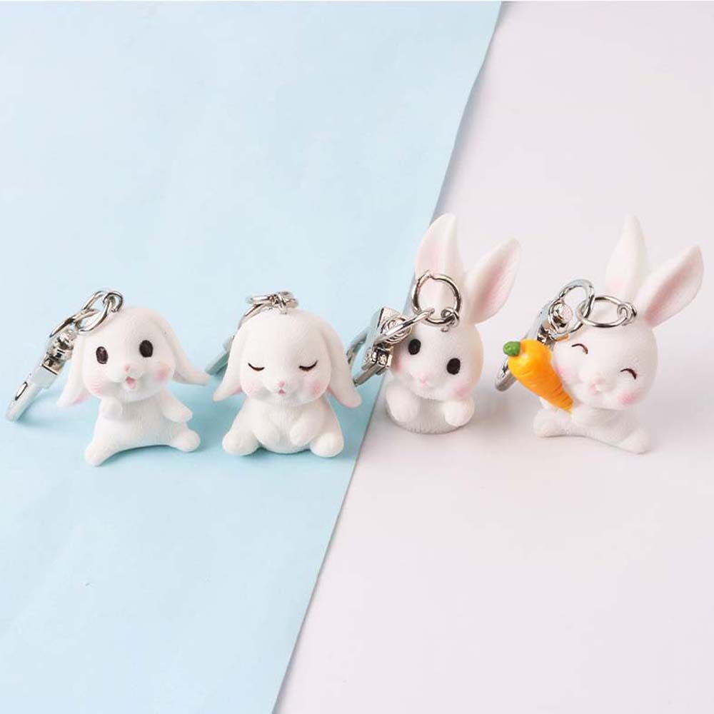 Bag Trinket Car Interior Accessories Keyring Ornaments Rabbit Key Chain Key Chain Pendant Key Rings