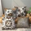 Nordic Morandi Plant Pillow Living Room Pillow Literary and Fresh Living Room Sofa Pillow Car Cushion