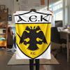 AEK Athens F.C logo  FlAannel Blanket, High quality Comfortable for All Seasons, Home Decor, Warmth and Comfort