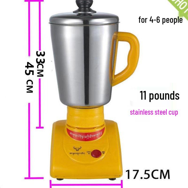 Stainless Steel Electric Tibetan Ghee Butter Tea Maker & Mixer