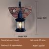 American Retro Industrial Wall Lamp - Antique Solid Wood Lantern for Restaurant and Corridor Decor