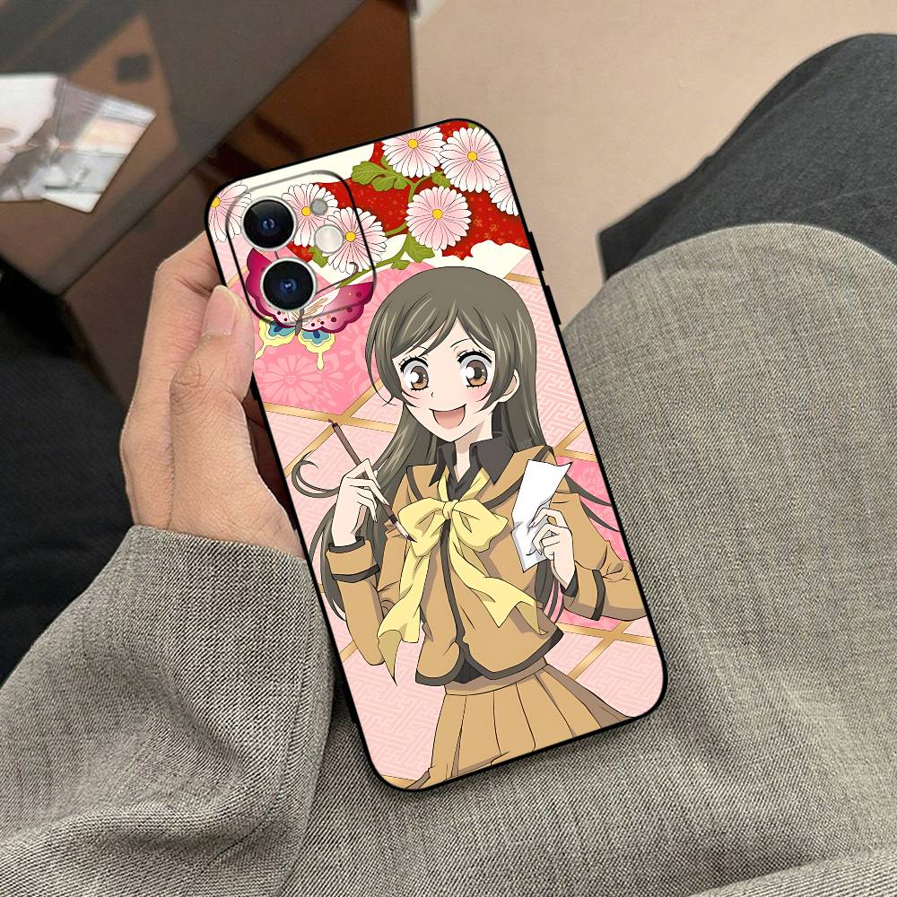 Anime R-TomoeS Kamisama Phone Case Black Phone Case For IPhone 17/16/15/13/14 Pro Max/ 11Plus/X/Xr/Xs Max 13mini