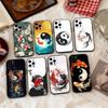 Y-Yin Yang Рыба Кои Дзен Искусство Чехол для Телефона Силиконовый Мягкий Для IPhone 17 16 15 14 13 12 11 X XR Plus Pro Max Plus