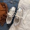 Yueyu Silver Retro German Training Shoes Women's Shoes 2025 Autumn New Versatile Lightweight Soft-soled Casual Sports Forrest Gump Shoes