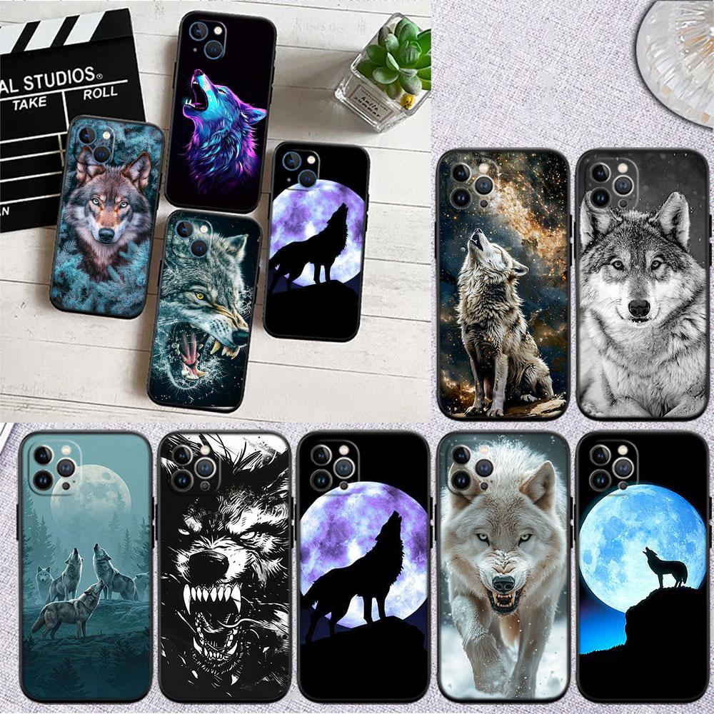 CJ8 Animal Wolf Soft Shell Phone Case for Xiaomi Xiaomi Poco M4 M5 M6 M7 X3 X6 X7 F8 Ultra Pro GT NFC
