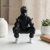Миниатюрная модель гонщика, 3D-печатная крутая фигурка байкера-внедорожника, приседающая статуэтка, модное детализированное изделие из PLA для рабочего стола, приборной панели автомобиля, домашнего офиса