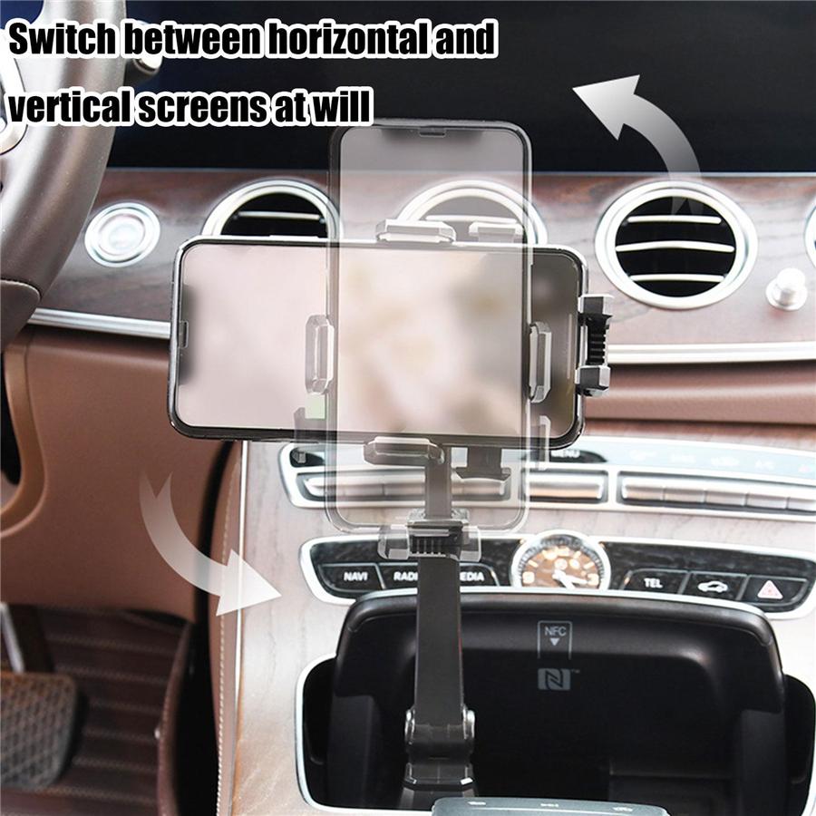 Height Adjustable Cell Phone Bracket Car Cup Holder Mount Cradle Stand Universal