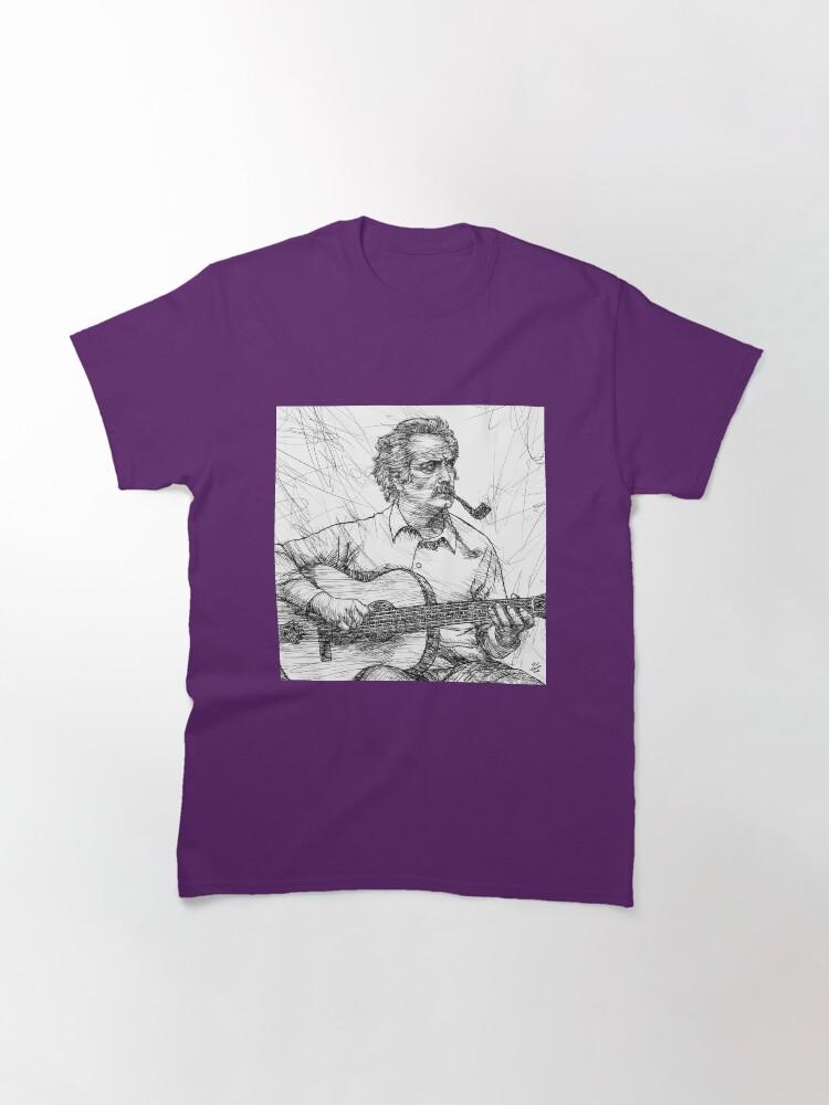 Georges Brassens GEORGES BRASSENS ink portrait .1 Classic T-Shirt