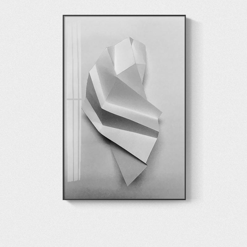 Абстрактное скандинавское черно-белое современное настенное искусство в стиле рок, украшение для крыльца, настенные картины для декора коридора, гостиной