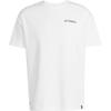 adidas X National Geographic AEROREADY Графическая футболка Белая Унисекс JD5956