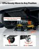 Low Profile Floor Jack, 2 Ton Capacity, Steel Racing Floor Jack with Single Piston Quick Lift Pump & Wheels, Hydraulic Trolley Car Lift for Cars,