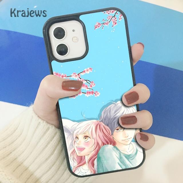 Мягкий чехол Krajews Ao Haru Ride Love для iPhone 14 5 SE 6s 7 8 plus X XR XS 11 12 13 pro max Samsung S21 S22 ultra
