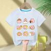 Summer New Trend Capybara Printing Cute Children's Short-Sleeved T-Shirt Cute Comfortable Versatile Boy and Girl T-Shirt