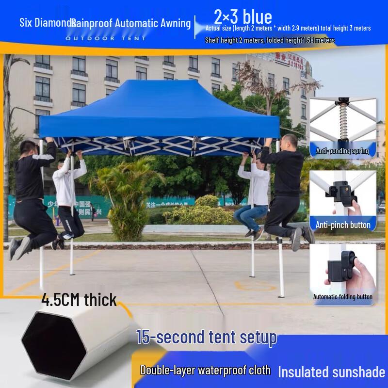Heavy-Duty Folding Outdoor Pop-Up Canopy