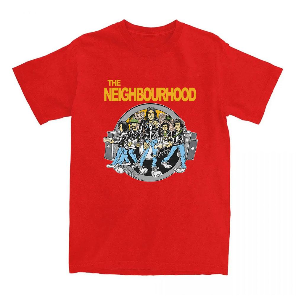 Футболка с принтом группы The Neighborhood NBHD, хлопковые высококачественные женские/мужские футболки, повседневная футболка с коротким рукавом