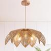 Rattan Bohemian Chandelier: Elegant Pendant Light for Kitchen, Bedroom, or Living Room