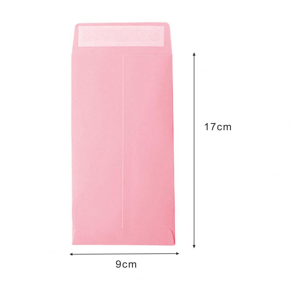 Storage Bags Colorful Cash Envelopes for Diy Coin Storage 50 Pack of Wear Resistant Money Containers Ultra-thin Non-fading