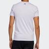 adidas Мужская футболка с коротким рукавом в спортивном стиле, фиолетовая FT2827