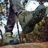 New Arrival Men's High-top Waterproof Non-slip Large Size Outdoor Hiking Boots Durable Anti-skid Trekking Boots for Outdoor Camping Size 38-46