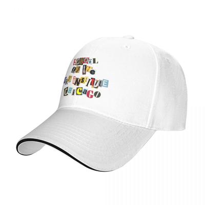 Школа искусств Чикагского института искусств SAIC Logo Funky Collage Cap Бейсболка аниме Женские шляпы Унисекс