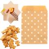 Baking Wrapping Supplies Wave Dot Packing Pouch Popcorn Bag Candy Biscuit Bags Kraft Paper Bag