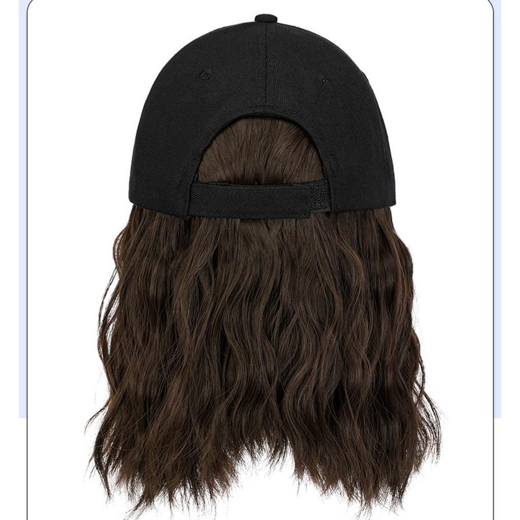 Женская короткая кудрявая шапка для волос Модная регулируемая бейсболка с париком Аксессуары для переодевания Модная шляпа-парик боб Головной убор