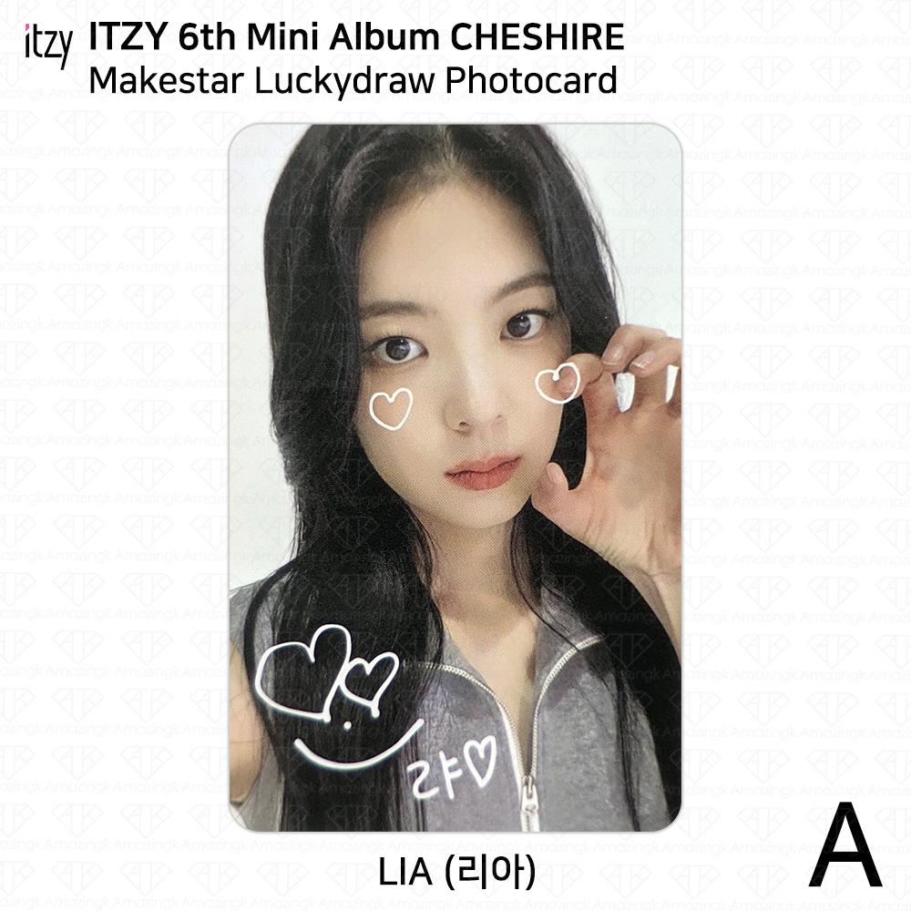 ITZY 6th Mini Album Cheshire Makestar Lucky Draw Photocard 2 Versions KPOP K-POP